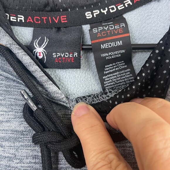 Spyder ProWeb Hoodie – Size Medium – Gray – Style SPM803 - Picture 6 of 11